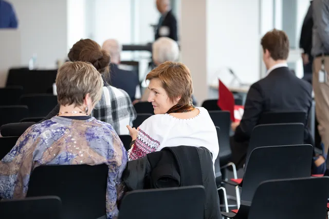 Image of participants at an AFAvH Ukraine event, representing collaborative efforts in research.