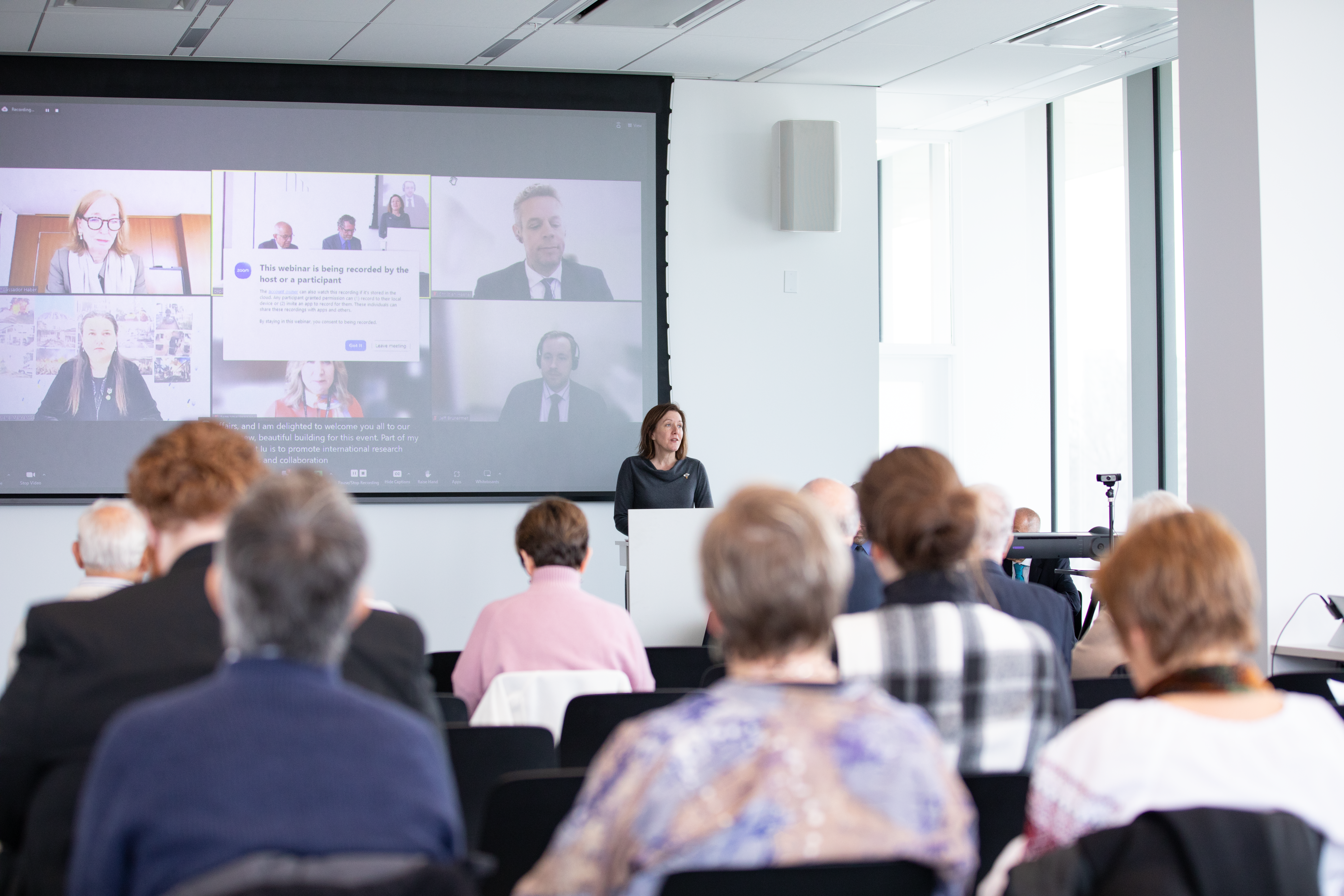 Image of participants at an AFAvH Ukraine event, representing collaborative efforts in research.