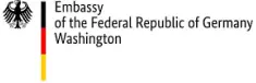 Logo of the Embassy of the Federal Republic of Germany, Washington.
