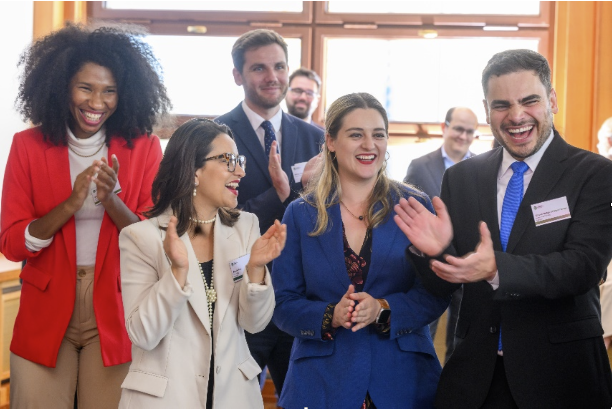 Group of BUKA alumni gathered together at an event